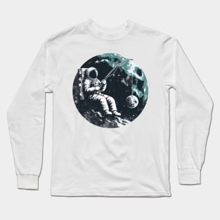 Funny Astronaut Long Sleeve T-Shirt